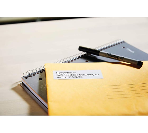 Лента Vell VL-D-11352/S0722520 (25 х 54 мм, белая) для Label Writer 400/450/450 Turbo (2 рулона по 260 шт.) 329773
