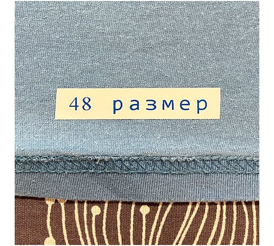 Тканевая лента Vell VL-FA3CH (с чипом, 12 мм x 3 м, синий на белом) для Puty PT-100E/100ECH/Brother D200/E110/ D600/E300/P700/E550/P900 1350687