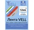 Тканевая лента Vell VL-FA3CH (с чипом, 12 мм x 3 м, синий на белом) для Puty PT-100E/100ECH/Brother D200/E110/ D600/E300/P700/E550/P900 1350687 2