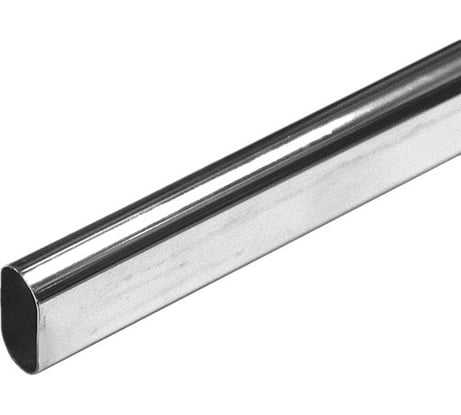 Овальная труба Tech-Krep 30x15x1000 мм, хром, 0,8 мм - накл. 153920