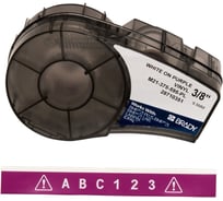 Лента 9.53 мм/6.4 м винил, белый на фиолетовом Brady M21-375-595-PL brd139732