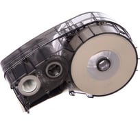 Лента 19.05мм/6.4м винил, черный на белом Brady M21-750-595-WT brd142797