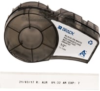 Лента 12.7мм/6.4м, полипропилен, черный на белом Brady M21-500-7425 brd121015