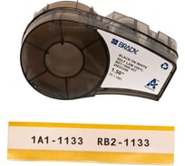 Самоламинирующиеся кабельные маркеры M21-1500-427, 38.10 мм/4.30 м, винил, черный на белом BRADY brd110930