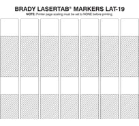 Этикетки для лазерного принтера LAT-19-361-1 BRADY brd29744