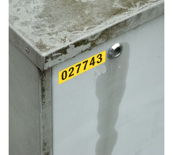 Этикетки M71C-500-595-YL (винил, 12.7 мм, 15.24 м, желтый) BRADY brd142376