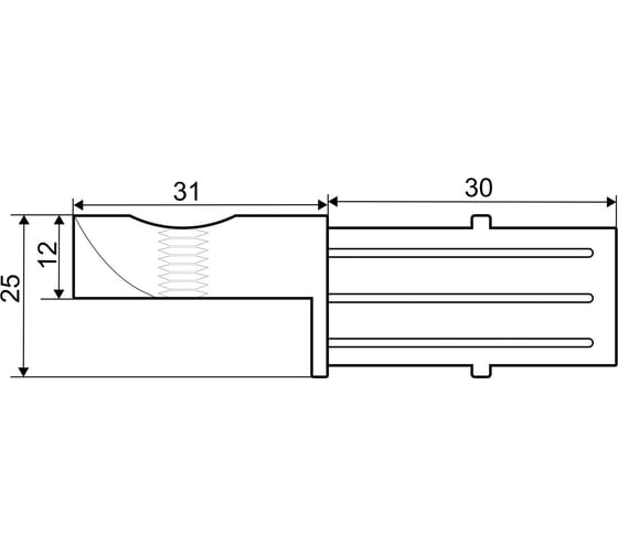 Соединитель труб Palladium 25 мм, поворотный JF-14 BH CP 115812