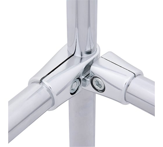 Соединитель 3-х труб Palladium угловой, регулируемый JF-51 CP BH 115847