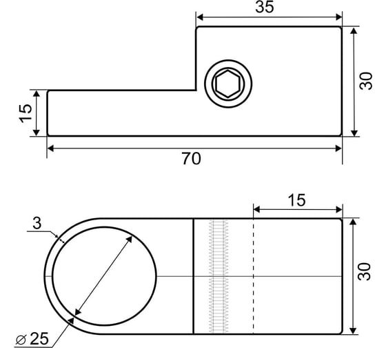 Соединитель 3-х труб Palladium угловой, регулируемый JF-51 CP BH 115847