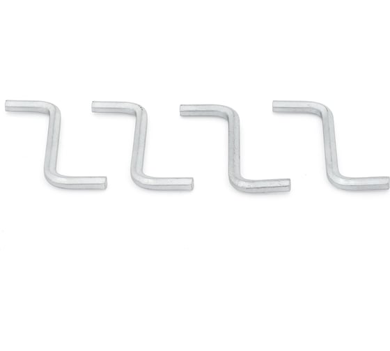 Ключи Palladium Z-образные, шестигранные, SW3 и SW4, оцинкованные JF-46 BH (4 шт.) 115843 1