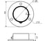 Держатель мебельной штанги Palladium удлиненный, d 25 мм JF-49 CP BH 115845 3