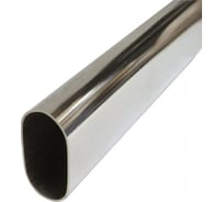 Овальная труба Palladium JT-22 30x15x0,6x1000 мм, хром 115383