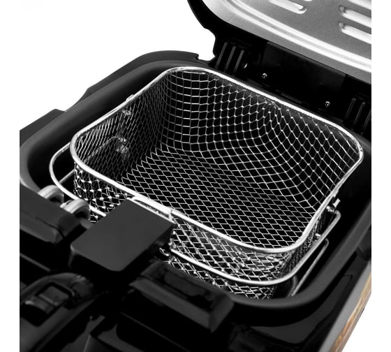 Фритюрница BRAYER 2835BR 1800 Вт, вместительность 600 г, корзина для масла 3 л, таймер 30 мин. BR2835