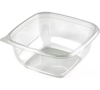 Универсальные пластиковые контейнеры Pro Legend с крышкой, герметичные, прозрачные, 250 мл, 126x126x38 мм, 50 шт. PL5344