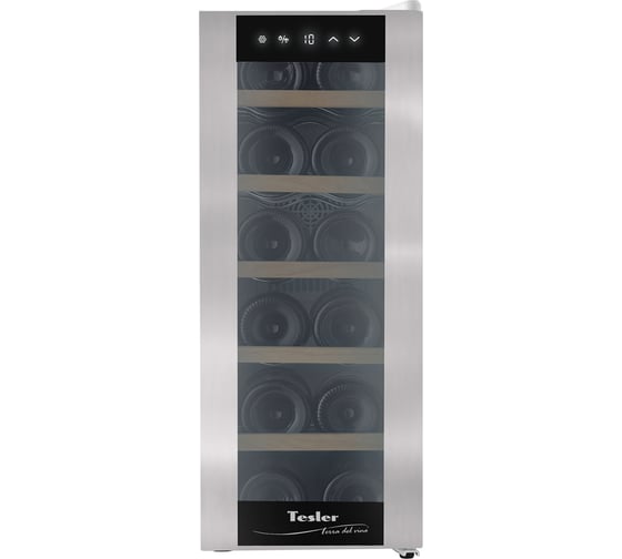 Винный шкаф TESLER WCV-125 SILVER 00000202827