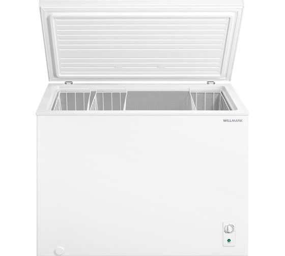 Морозильный ларь Willmark CF-390IW инверторный компрессор TOSHIBA, 310 л, -28~-12C/0~+12C, 3 корзины, белый 1000696 1