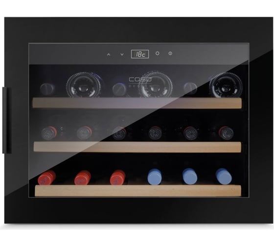 Винный холодильник Caso WineSafe 18 EB Black