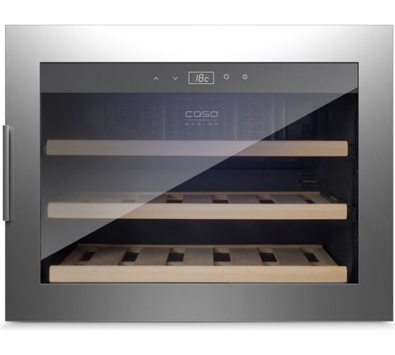Винный холодильник Caso WineSafe 18 EB Inox