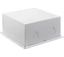 Кондитерская коробка для торта S-CHIEF хром-эрзац 21x21x10 см BFC-009 726039