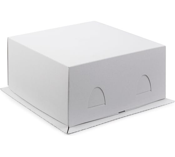 Кондитерская коробка для торта S-CHIEF хром-эрзац 21x21x10 см BFC-009 726039