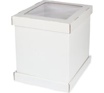Кондитерская коробка для торта S-CHIEF с окном 30x30x20 см BFC-001 726032