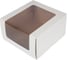 Кондитерская коробка для торта S-CHIEF с окном 18x18x10 см №1 белый BFC-008 725754 2