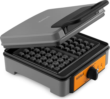 Вафельница для бельгийских вафель KITFORT КТ-1694