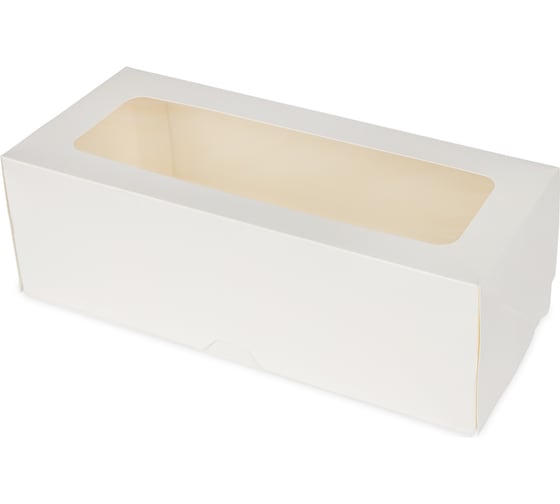 Коробка для десертов вытянутая с окном S-Chief 30x12x10 см BFC-013 726043
