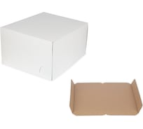 Кондитерская коробка для торта S-Chief ХРОМ-ЭРЗАЦ 30x30x19 см BFC-010 726040