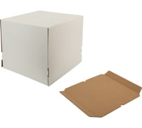 Кондитерская коробка для торта S-CHIEF без окна, 30.5x30.5x29 см BFC-026 765834