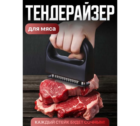 Тендерайзер размягчитель для мяса SHINY KITCHEN A5903