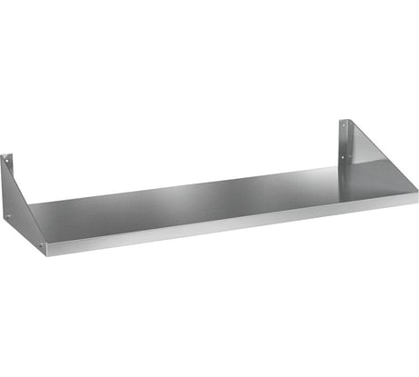 Полка ООО ПФ "ТЕХНО-ТТ" настенная, сплошная, нерж. сталь 0,5-430 ПН-603Н