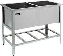 Ванна Kobor моечная двухсекционная сварная КОБОР ВМС/2-120/60/430 4531