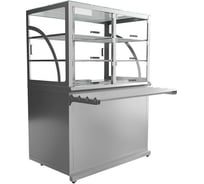 Прилавок холодильный Luxstahl ПХК (С)-1200 Premium (нерж.) мкл005.2