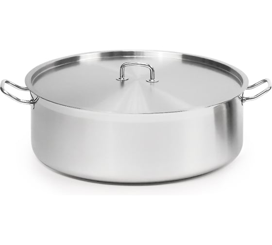 Котел LUXSTAHL 35л низкий нерж. тройное дно d=500 h=180, индукция кт3512 1