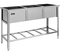 Ванна моечная трехсекционная сварная Kobor ВМС/3-175/63/430 4557