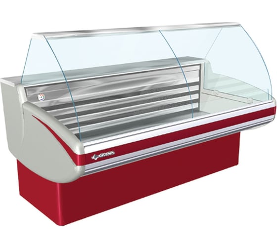 Витрина морозильная Cryspi ВПН Gamma-2 М 1800 (верх 7016, низ 7016, с боковинами) G2 ВПН1 180 R290 1