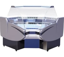 Витрина холодильная Cryspi ВПС Gamma Quadro IC 90 (угол внутр.) (верх 7016, низ 7016, с боковинами) G2QUADLXВПС1 IC90R290
