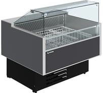 Витрина морозильная Cryspi ВПН Sonata Quadro М 1500 LED (верх 7016, низ 7016, с боковинами) SONQВПН150R290