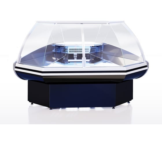 Витрина холодильная Cryspi ВПС Magnum OC 90 (верх 7016, низ 7016, с боковинами) MAG ВПС1 ОC90 1