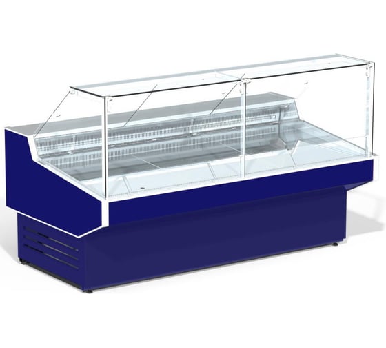 Витрина холодильная Cryspi ВПС Magnum Quadro 2500 (верх 7016, низ 7016, с боковинами) MAGQ ВПС1 250 1