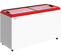 Ларь морозильный ITALFROST ЛВН CF600FQ, прямые стекла,7 корзины, корпус белый, серая корона З0000300075 ЛВН 600 ПQ R290