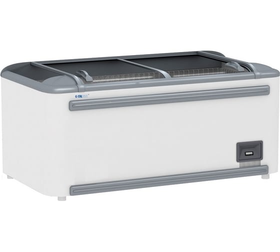 Ларь-витрина низкотемпературный Italfrost ЛВН 1850 (ЛБТ2 М 1850) (торцевой),С комплектом делителей (2 шт.), цвет 7016, верхний бампер, подсветка ЛБМ4СП 1