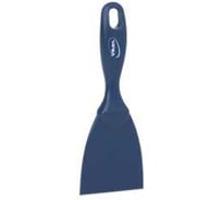 Ручной скребок Vikan металлодетектируемый, 75 мм, синий цвет 40623