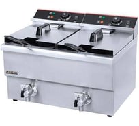 Фритюрница Airhot ef12+12t с краном c7447