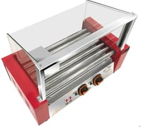 Гриль роликовый Airhot аппарат для хот-догов с защитным экраном rg-7s d9523