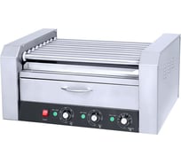 Гриль роликовый Airhot аппарат для хот-догов с отделением для подогрева булочек rg-9bw e5987