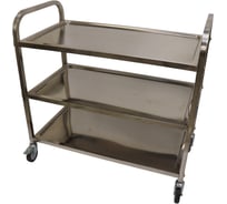 Тележка сервировочная ACG 3-х ярусная 95х50х90см без корзин, нержавейка 1030106