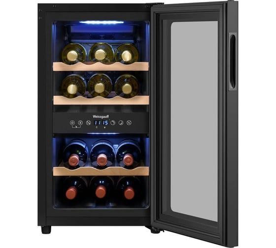 Винный холодильник Weissgauff WWC-16 DualZone Compressor 439064