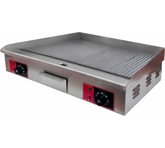 Жарочная поверхность ТТ-Урал с рифленой и гладкой поверхностью, профессиональная 820А